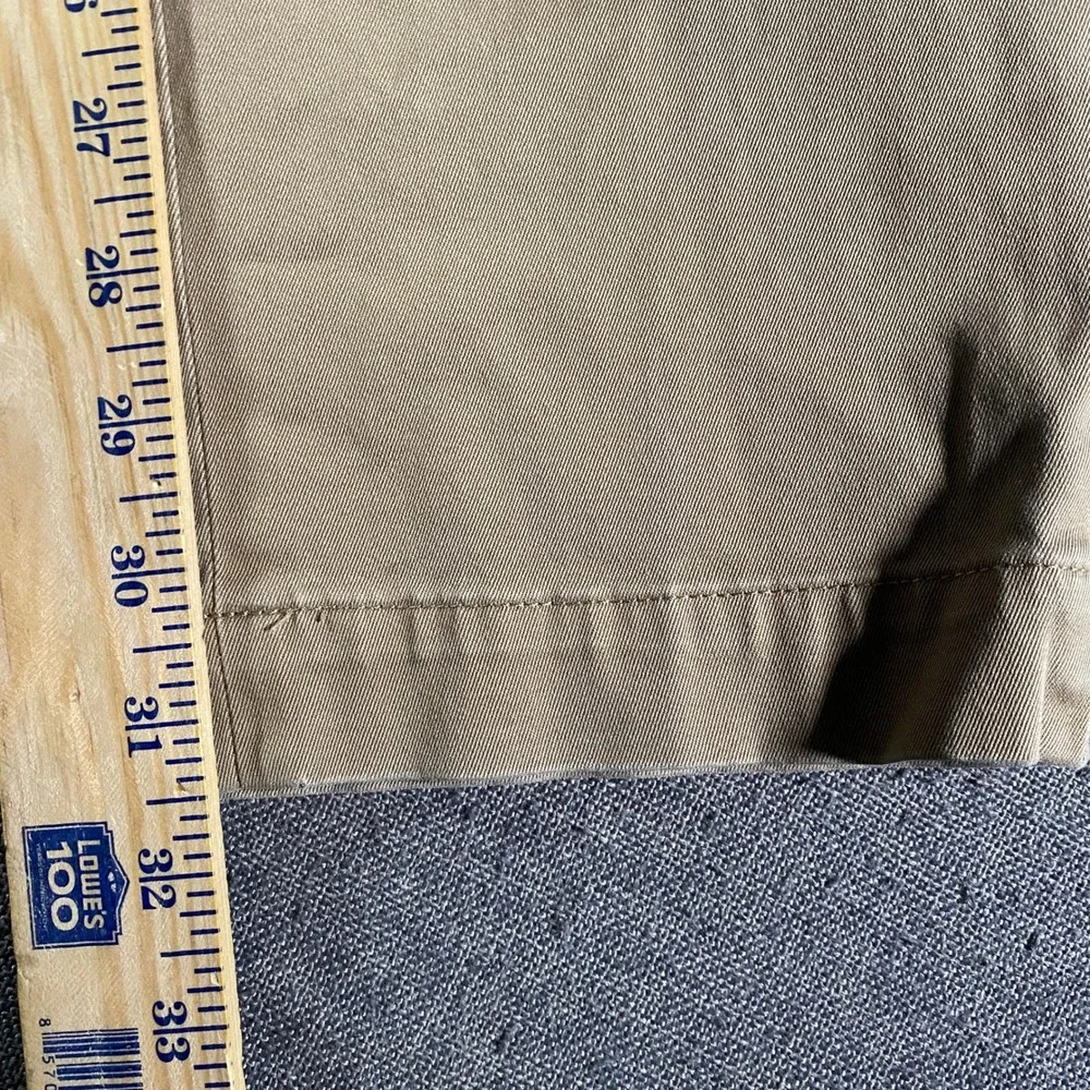 Banana Republic Tapered Fit Khaki Chinos Pants Men 35x34‎ Casual Work Wear